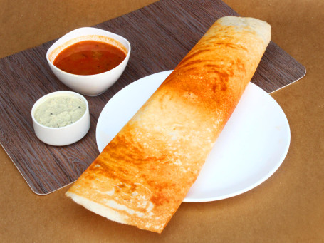 Plain Dosa (Served With Chutney Sambar)