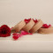 Rose Coconut Kulfi Roll