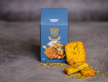 Kesar Pista Cookies 100Gm