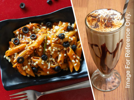 Arrabbiata Penne Pasta Cold Coffee Shake