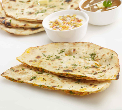 Aloo Kulcha With Dal Raita