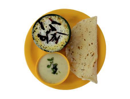 Baked Khichdi With Papad Kadhi