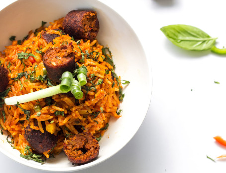 Chorizo Sausage Rice Bowl