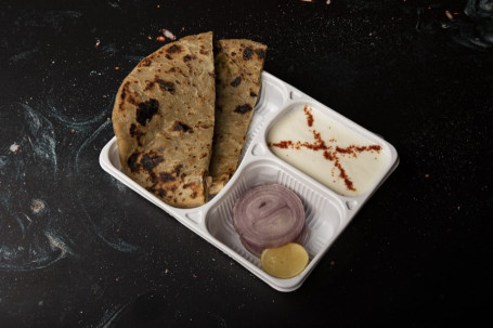 Cheese Paratha (200 G) Curd (100 G)