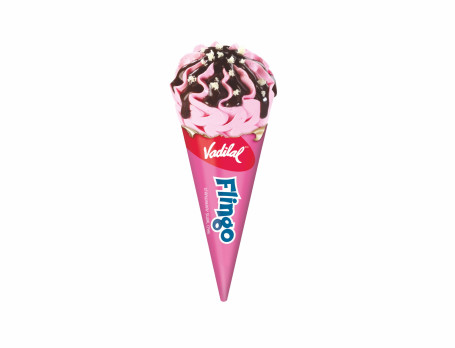 Strawberry Swirl Cake Flingo Cone (110 Ml)