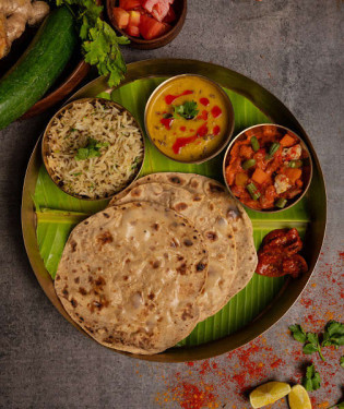 Mixed Veg Kadhai Thali