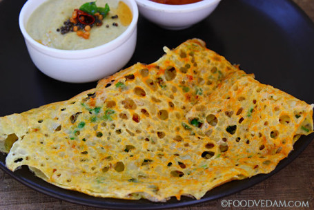 Cheese Plain Rawa Onion Dosa