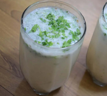 Mint Masala Buttermilk Glass