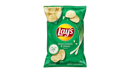 Lay's Creme Fraiche Og Løg Stort