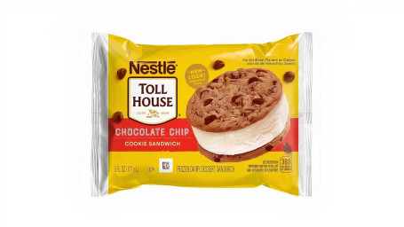 Nestle Toll House Vanilla Ice Cream Chocolate Chip Cookie Sandwich 6 Oz