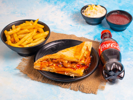 Marriana Cheese Patty Fries Coke (300 Ml) Salad