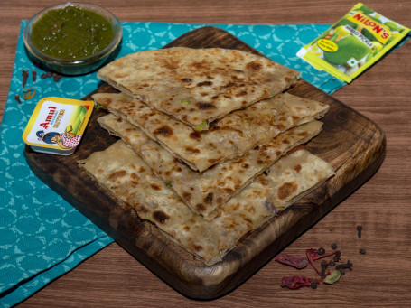 2 Onion Paratha Butter