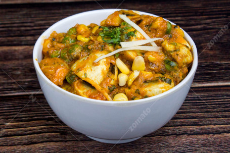 Mushroom Corn Matar Masala