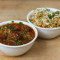 Paneer Fried Rice With Manchurian Gravy