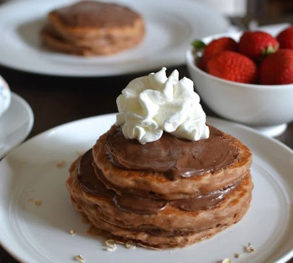 Oats Nutella Pancake