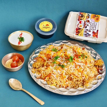 Daawat E Hyderabadi Chicken Briyani Serves 2]