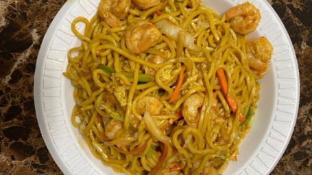 13. Shrimp Lo Mein Combo Xiā Lāo Miàn Wǎn Cān