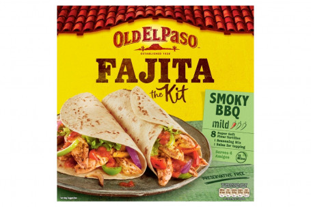 Old El Paso Smoky Bbq Fajita Kit