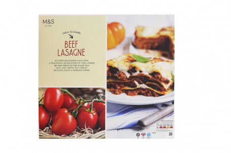 M S Beef Lasagne Serves