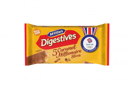 Mcvitie's Caramel Digestive Cake Slices Pack