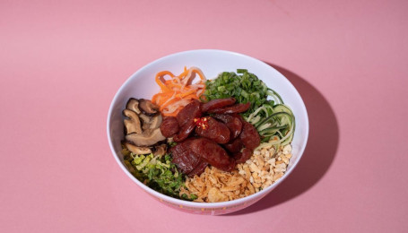 Chinese Sausage Vermicelli Bowl