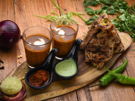 Chur Chur Paratha With Dal Makhani Combo