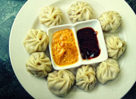 Keema Kaleji Momos (8 Pcs)