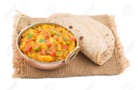 Aloo Masala 4 Pcs Butter Tawa Roti