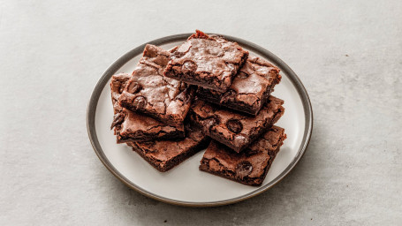 Kæmpe Dobbelt Chokolade Brownie