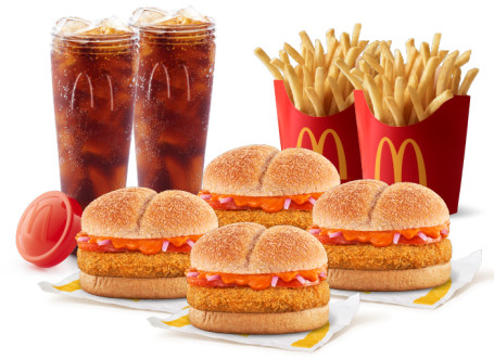 4 Mcaloo Tikki 2 Fries (M) 2 Cola