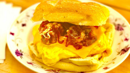 Bacon Eggs Cheese On Roll