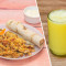 Mexican Shawarma Plate Pineapple Juice