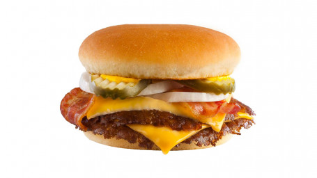 Dobbelt Bacon Cheese Steakburger