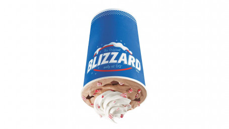 Peppermint Hot Cocoa Blizzard Treat