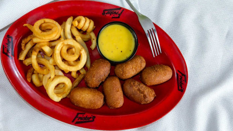 Six Mini Corn Dogs Fries