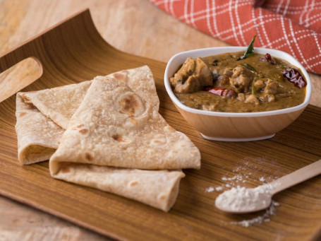 Chapati (2 Pcs) Chicken Gravy