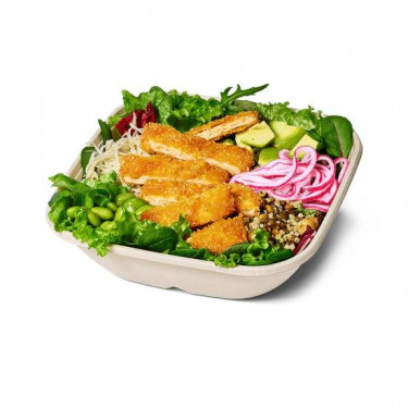 Crispy No Chicken Salat Bowl