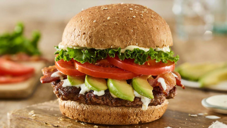 Avocado Bacon Club Burger