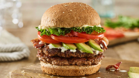 Dobbelt Avocado Club Burger