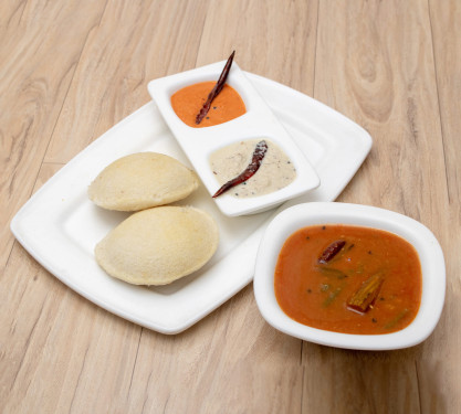 Idli Sambar 2 Pcs Nariyal Chutney