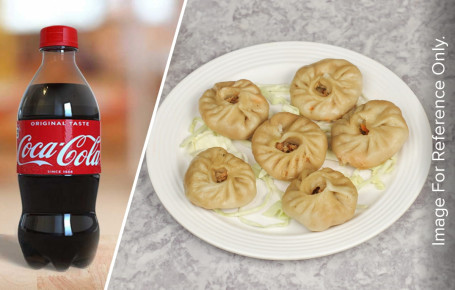 Veg Momos Coke