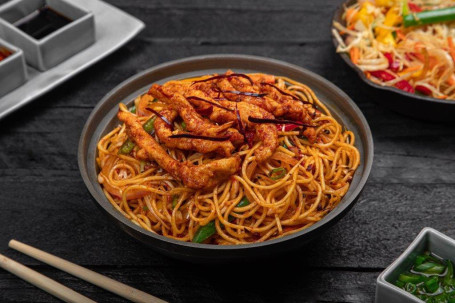 Schezwan Noodle Chicken [Serves 1-2] [No Msg]