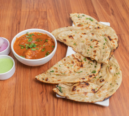 2 Pcs Chicken Masala 2 Paratha