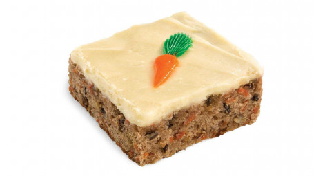 Hand Decorated Carrot Cake Square, Oz