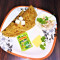 Paneer Paratha (2 Pcs) With Curd, Butter And Pickle