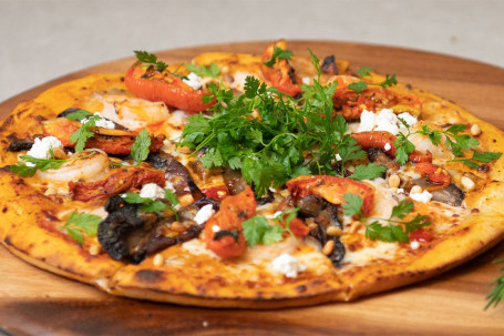 Sweet Chilli Prawn Pizza