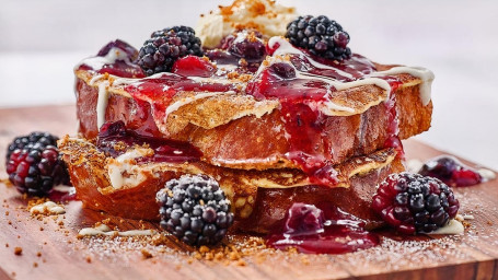 Blackberry Lemon Cream French Toast