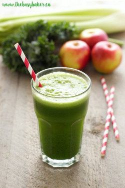 Cucumber Apple Mint Milk Smoothie