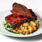 Bbq Ribs Cajun Kylling (Halv)