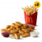 Pc Mcnuggets And Basket Of Fries